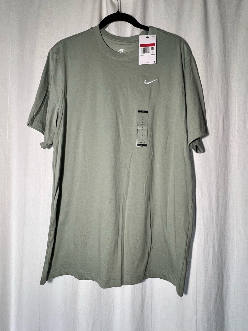 Nike Olive Green Swoosh Crew T-Shirt